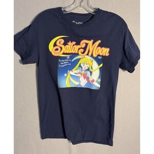 Sailor Moon Anime T-shirt Small Top I'll Punish You Blue